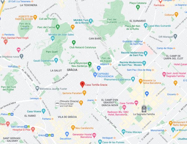Casa Tortilla Gracia - Mapa - Mappa - Map